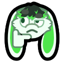 Amphimorpho with a paw on chin, doing the thinking face.