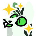 A very happily surprised looking yinglet.